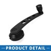 A ABSOPRO Car Door Handle Cranks Universal Window Winders Black