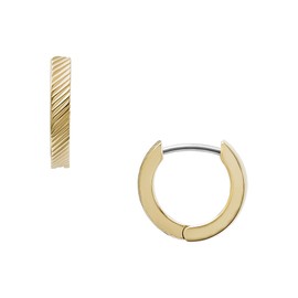 Fossil Harlow JF04771710 Boucles d'oreilles en Acier Inoxydable Pour Femme Doré, Waist Unique, Acier Inoxidable, Pas de gemme