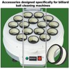 HEIOOM Billiard Ball Cleaning Machine Wool Ring 16 Billiard Ball