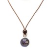 [GOLD STONE] Space Trapped in Glass Heat-Resistant Glass Art Pendant