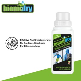 bionicdry Wash-In Waterproofer for Outdoor Clothing, Sportswear and Functional Clothing