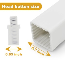 showingo Towel Bar Replacement Rod 24 Inches Adjustable Spring End Wall Mount Replacement Towel Bar for Ceramic Holder Bathroom Kitchen Towels Bars Storage (White Towel Holder)