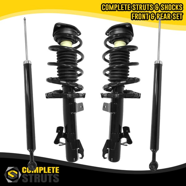 Unity Automotive 2010-2013 Mazda 3 Front Complete Struts & Rear
