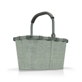 reisenthel carrybag twist sage - Sturdy shopping basket with plenty of storage space and practical inner pocket - Elegant and water-repellent design
