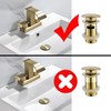 Heixutas Thickened Brass P Trap Set: 1-1/4 P Trap with