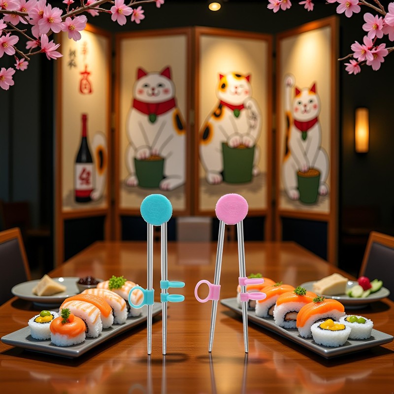2Pairs Chopsticks Training Sailor Moon Chopsticks Reusable Metal Training Stainless