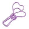 100 Pcs Binder Clips Hollow Heart Shape Strong Clamping Force