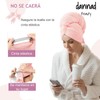 dannad beauty Toalla de Secado de Pelo Súper Absorbente, Antiencrespamiento,