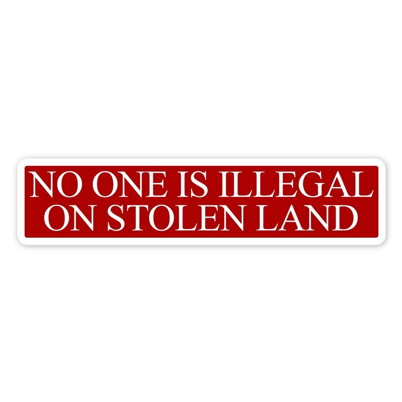Bargain Max Decals No One is Illegal Window Laptop Car