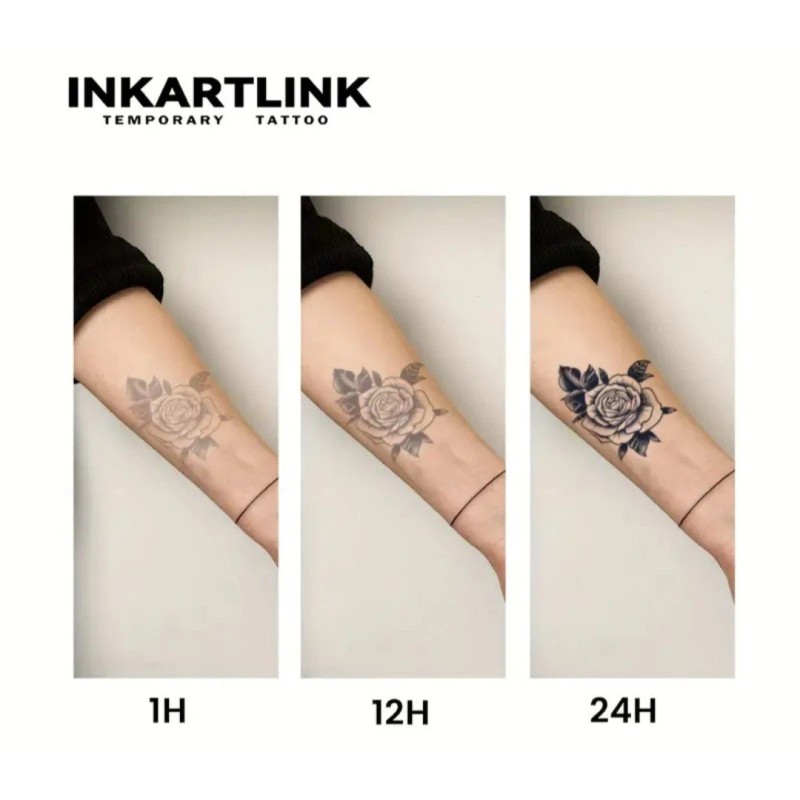 INKARTLINK Beach Waves INKARTLINK Temporary Tattoo Tattoos Great Wave Kanagawa