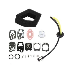 HOQO HQparts Carburetor Repair kit for Troy-Bilt TB144 TB146EC Tiller Cultivator