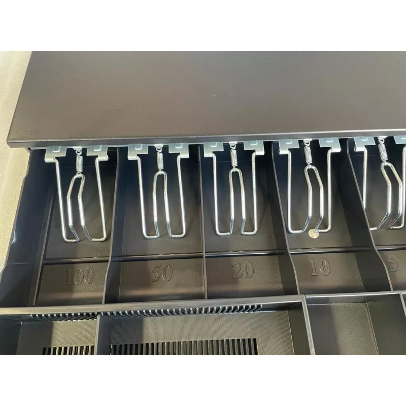 Exhivit Caja De Dinero Metálica, Punto De Venta Color Negro