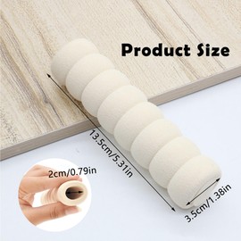 OHYER Door Handle Buffer Door Handle Protection Door Handle Stopper Door Stopper Wall Foam Padding Door Stopper Wall Protection Door Handle Protection for Door Stopper Latch Protection of Walls and