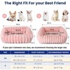 Pink Doggie Beds for Extra Small Dogs Washable,Rectangle Tiny Pet