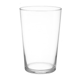 CYS EXCEL 8" Clear Glass Cylinder Vase Taper Down Flower Vase with 4.5" Opening Elegant Centerpiece for Weddings, Events, and Home Décor