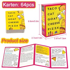 Danbghyuo Party Game, Card Game, Board Game for Families, Card Game for 2-8 Players from 8+ Years, 10 Minute Card Games for Children and Adults