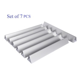 GasSaf 17 inch Flavorizer Bars Replace for Weber 66033, Genesis II E-410, S-410, Genesis II LX E-440, S-440 Gas Grills, 304 Stainless Steel Flavor Bars Replacement for Weber 66796/66030(7-Pack)