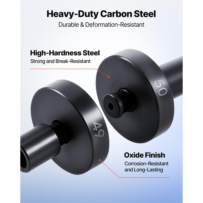 VEVOR Bearing Press Kit, 52+16 Pcs, 2 in 1 Bushing