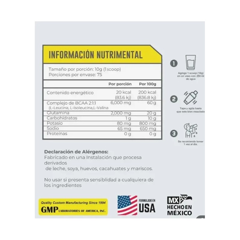 Bcaa Glutamina 43.21 Supplements Mango Crush 750g