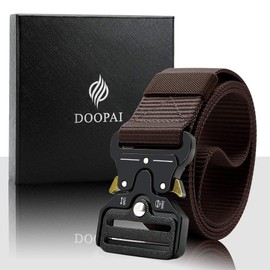 DOOPAI Tactical Belt,Military Style Quick Release Metal Buckle Belt,1.5" Heavy-Duty Nylon Riggers Belts for Men…