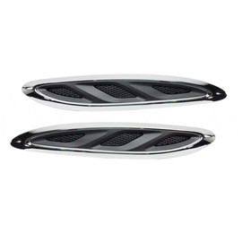 For Buick Enclave 2013-2016 Hood Panel Insert Driver and Passenger Side | Pair | Made of Plastic | Replacement For GM1239108, GM1239109 | 191275652848, 23142431, 23142430