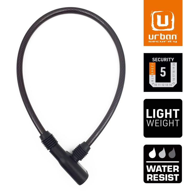 Urban Security Cable Lock 435 Diameter 9 mm Length: 60