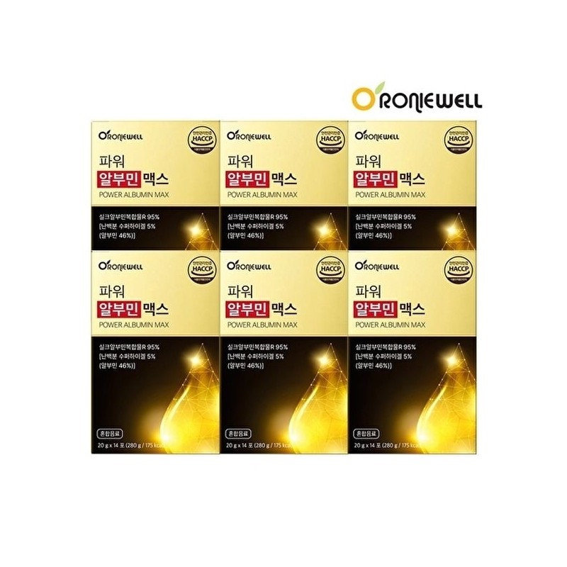 Roniwell [Roniwell] [Roniwell] Power Albumin Max 14 sachets x 6