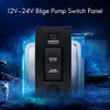 XIAOJUN 12-24V Bilge Pump Switch Waterproof Alarm Ship Deck Cleaning