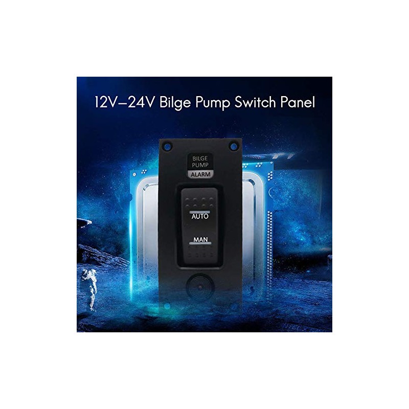 XIAOJUN 12-24V Bilge Pump Switch Waterproof Alarm Ship Deck Cleaning