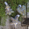 Luxury Padded Beaded TREE Shaped Christmas Tree Decoration - Beaded