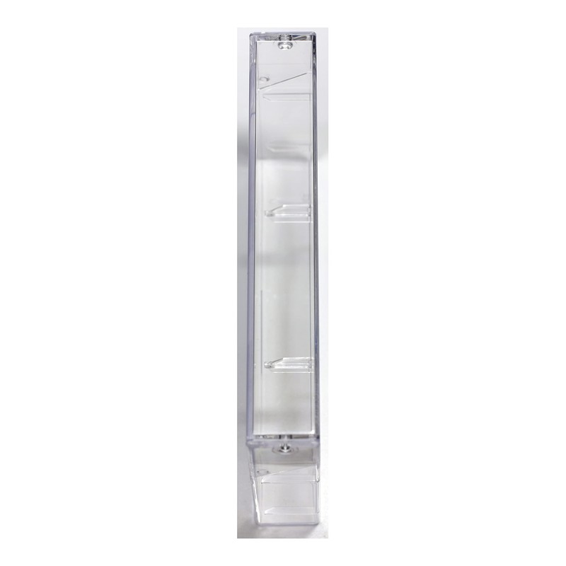 Oval Multimedia Cassette Tape Storage Standard Plastic Case 1 Clear