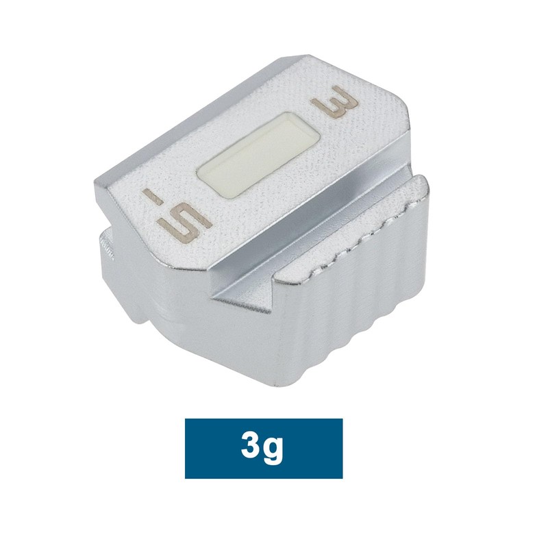 eMagTech 1 Piece 3g Golf Weight Metal Plate Sliding Screw