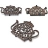 BEMINH Cast Iron Trivets for Hot Dishes, Rustproof Tea Pot
