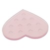 SAFIGLE Eyelash Glue Holder Pallet Heart Shaped Grafting Pad for Eyelash Extensions Design Easy to Clean Durable and Compact for Salon Use