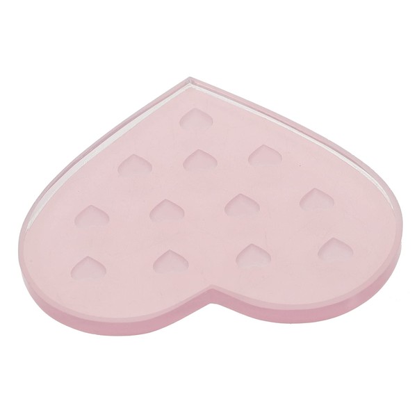 SAFIGLE Eyelash Glue Holder Pallet Heart Shaped Grafting Pad for
