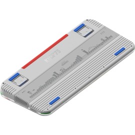 nuphy Kick75 Wireless Low Profile Mechanical Keyboard with Volume Knob,75% Hot Swappable Custom Keyboard,80 Keys RGB Backlit with PBT Keycaps,BT/2.4G/USB-C (Red Nano Swithc)