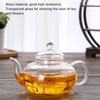 680ml Glass Teapot with Filter Heat Resistance Transparent Tea Kettle