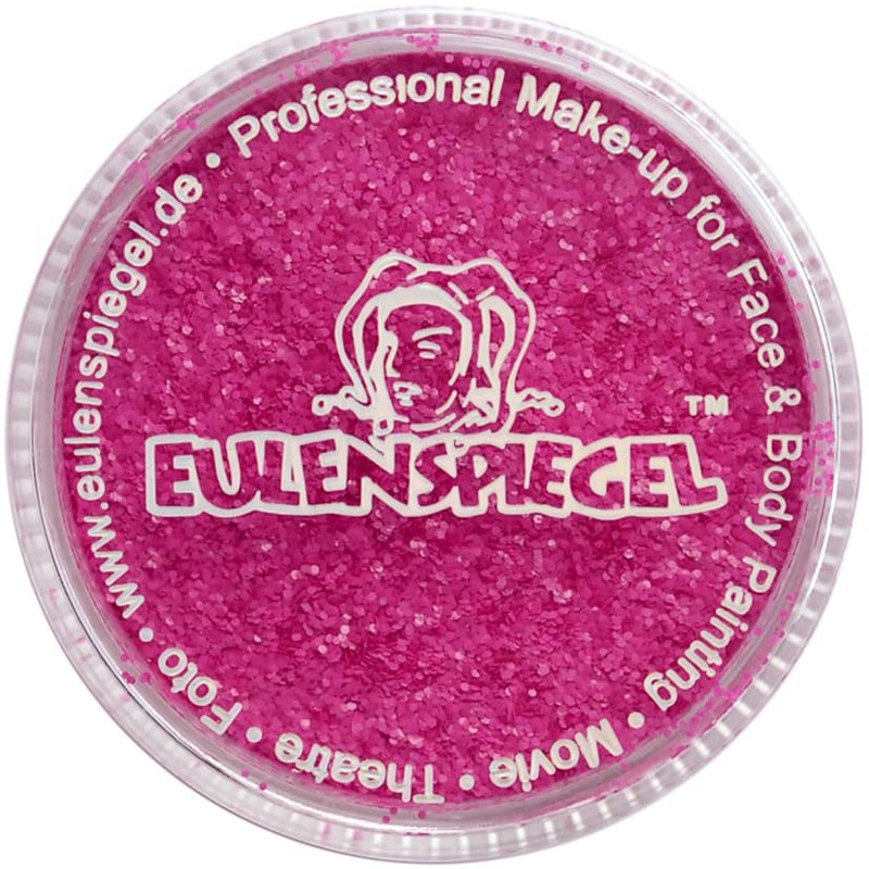 Eulenspiegel 907627 - Organic Glitter Frosted Pink, 6 g, Biodegradable,
