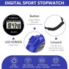 Digital Sports Stopwatch, Multi-Function Digital Sports Stopwatch Large Display, Single