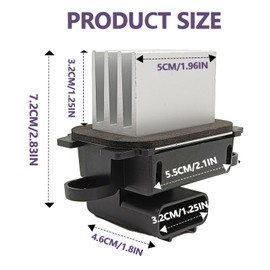 HVAC Blower Motor Control Module Resistor - Compatible with Ford 2009-2014 F150 / 2009-2014 Expedition / 2009-2017 Expedition / 2009-2017 Lincoln Navigator YH-1829 BL3Z-19E624-A