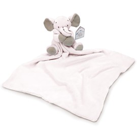 Baby Girl Large Plush ComfortMousehouse Blanket with Elephant Stuffed Animal Soft Toy Teddy suitable from Newborn (Pink)