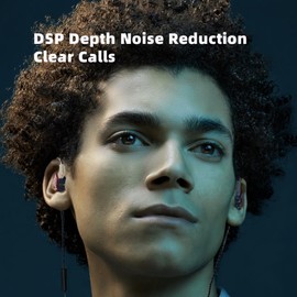 Yeabomy Wired Gaming Earbuds, AK6 PRO in Ear Monitors, Deep Bass Sound Wired Earbuds, HiFi in Ear Headphones with New 1DD 10mm Dynamic Driver, IEM for Music Gaming Video Calling (Purple)