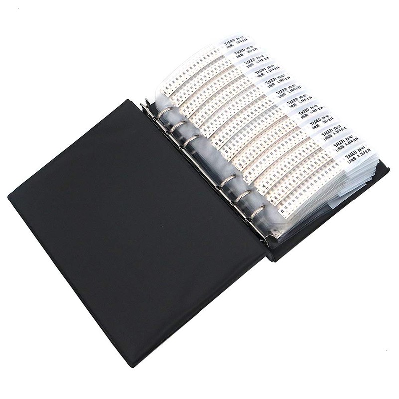 DollaTek 1% 1206 SMD Resistor Assorted Folder (0 ohm-10M ohm)