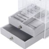 HappyHome Earrings Display Storage Case Vertical Hanging 3 Drawer Jewelry