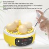 4 Eggs Incubator Temperature Humidity Control Visual Low Noise Energy