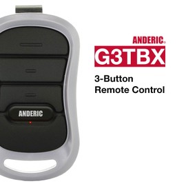 Anderic G3TBX for G3T-BX G3T-R G3T-A Intellicode 315/390MHZ Remote for Genie Overhead Door Garage Door Opener