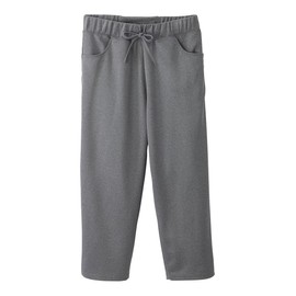 Silvert's Adaptive Clothing & Footwear Women's Open Back Active Capri Pant - Dark Heather Gray LGE