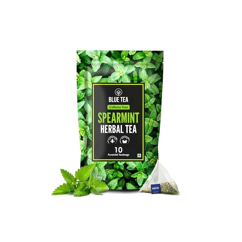 BLUE TEA - Spearmint Tea - 10 Count - Plant