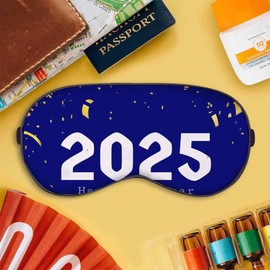 Azeeda '2025 Neujahr' Schlaf- / Reise-Augenmaske (EY00026631)