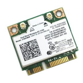 HighZer0 Electronics Wireless-AC 3160 Media tarjeta de red PCIe | 433 Mbps con soporte Bluetooth 4.0 | Pieza de repuesto HMC WLAN 3160.Tarjeta Wi-Fi HMWG 3160HMW
